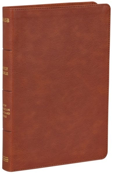 NASB 2020 Large Print Thinline Bible Burnt sienna LS