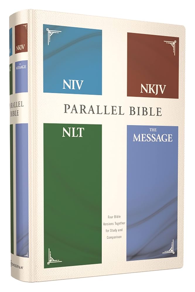 NIV/ NKJV/ NLT/ THE MESSAGE Contemporary Parallel Bible (HB)