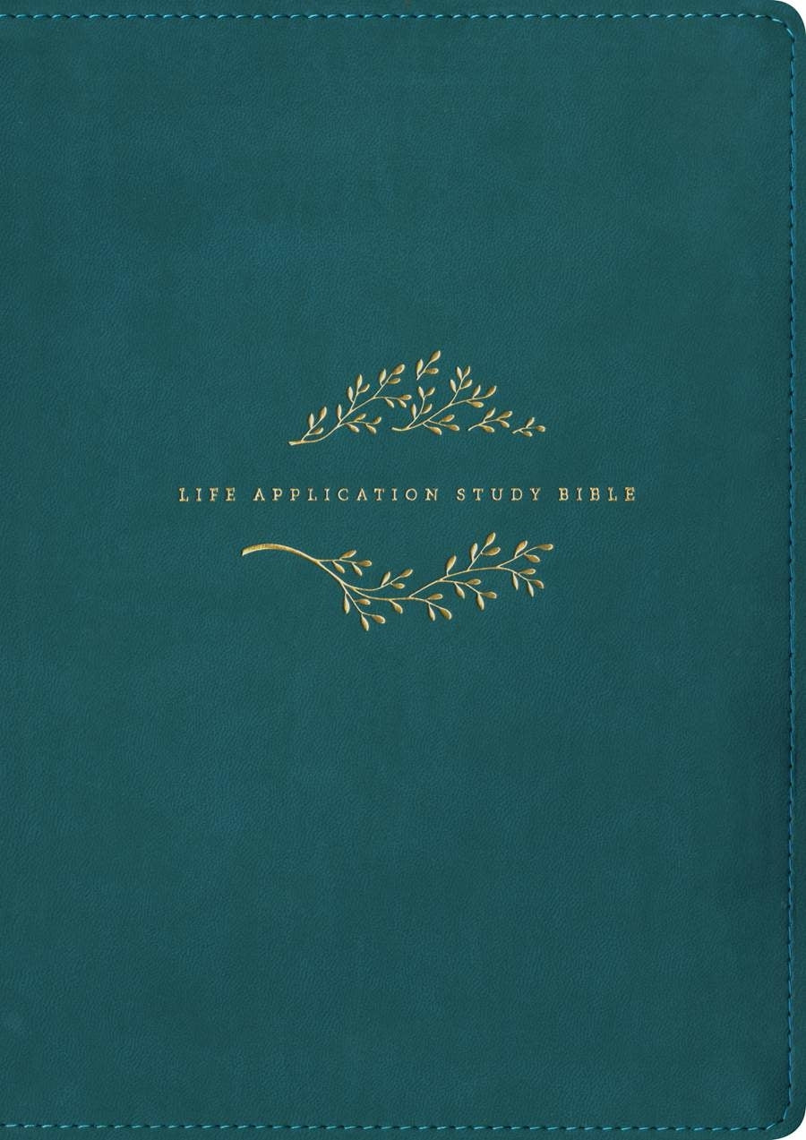 NLT Life Application Study Bible Third Edition 2019 Teal Blue LS